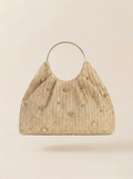Celeora Gestrickte Handtasche mit Nieten