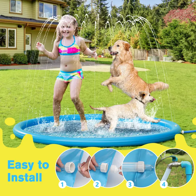 Verdickte Planschmatte für Hunde