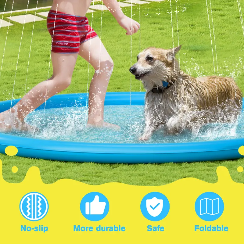 Verdickte Planschmatte für Hunde