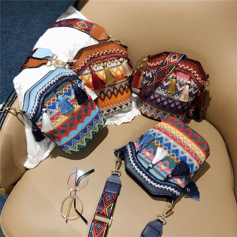 Handgefertigte Handtaschen der amerikanischen Ureinwohner