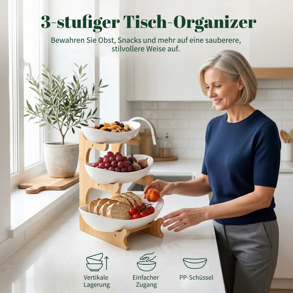 3-stöckiger Organizer