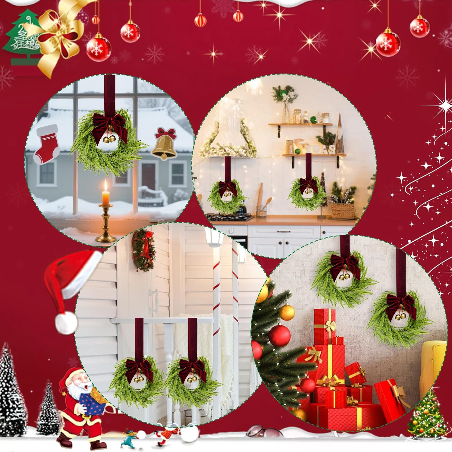 Mini-Weihnachtskränze