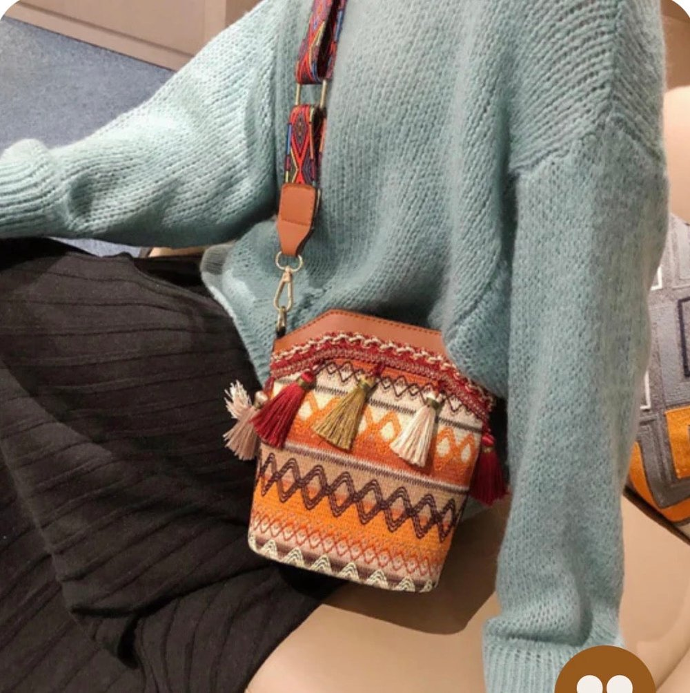 Handgefertigte Handtaschen der amerikanischen Ureinwohner