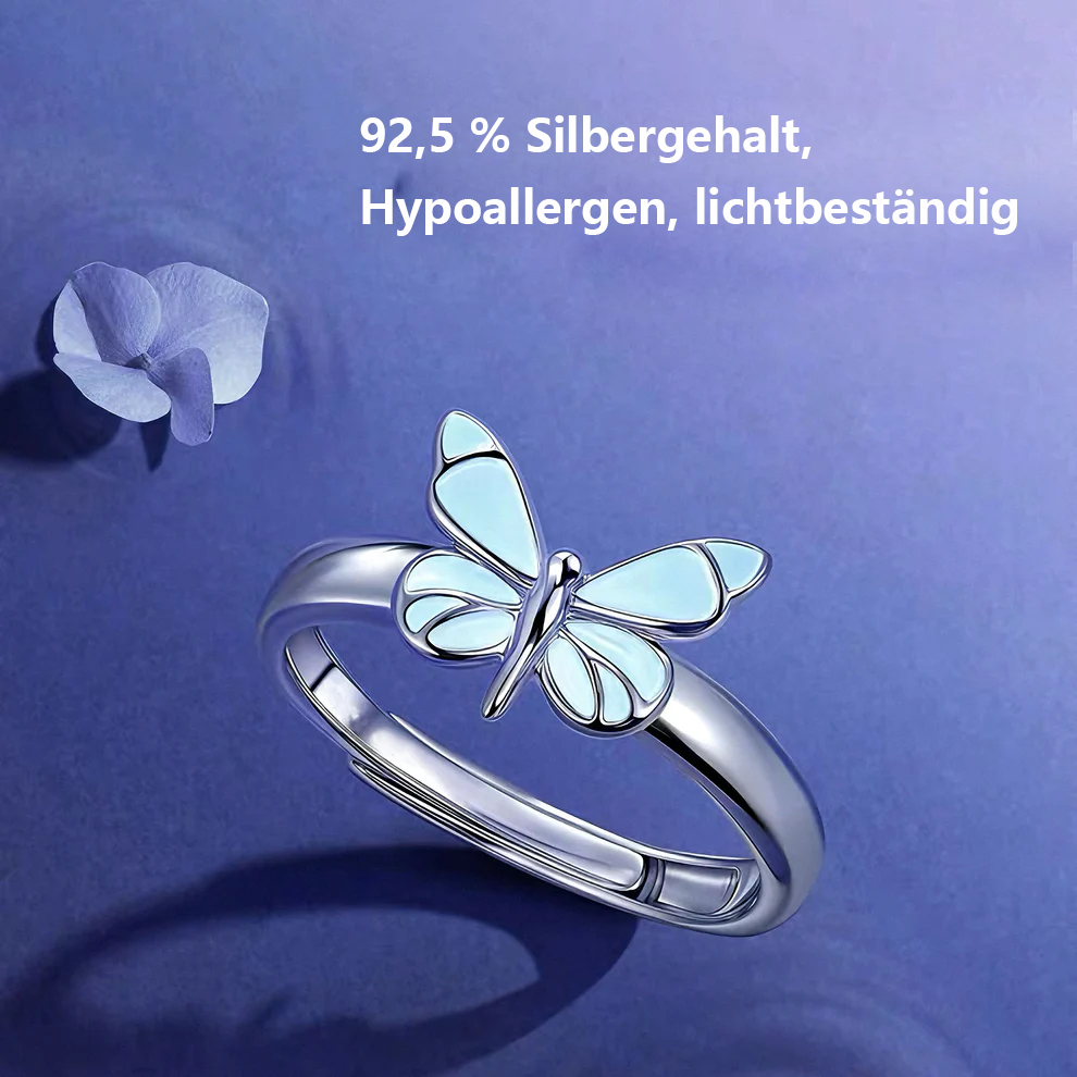 Leuchtender Traum-Schmetterlingsring