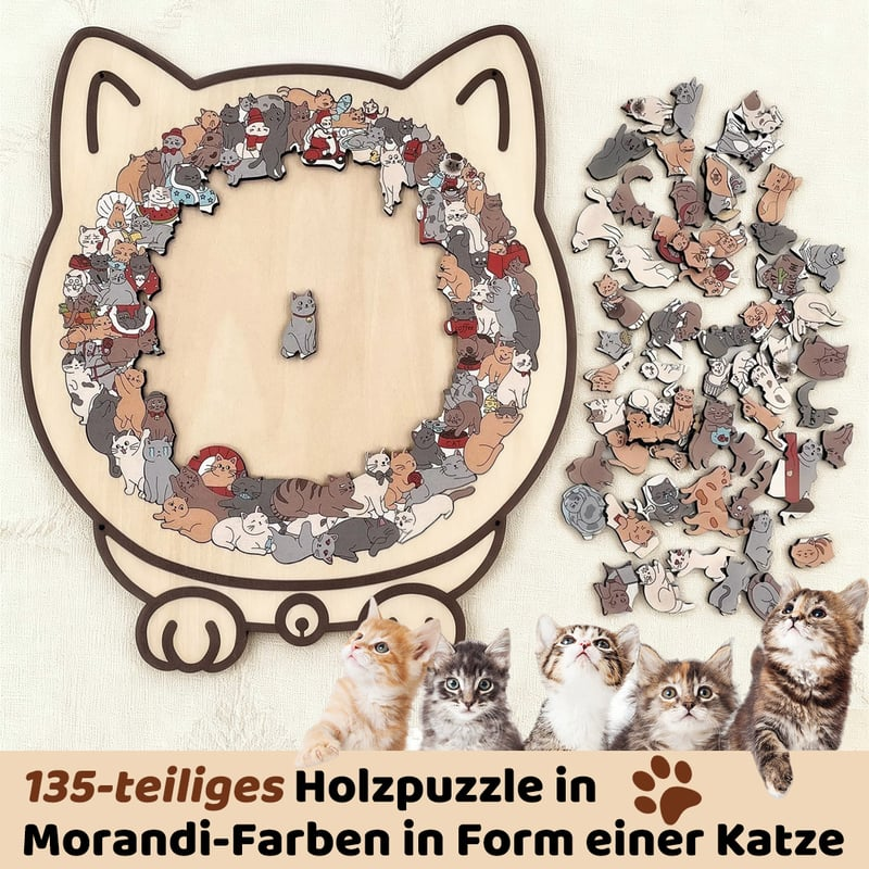 135-Stk. Katzenpuzzle