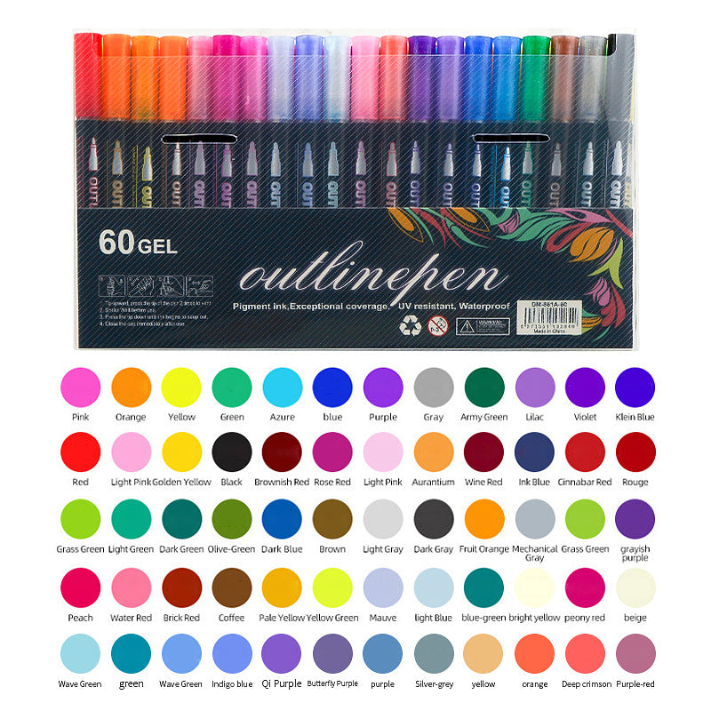 Doppellinien-Konturstift