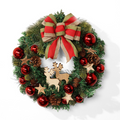 Deko-Kranz „Weihnachtsgrüße“