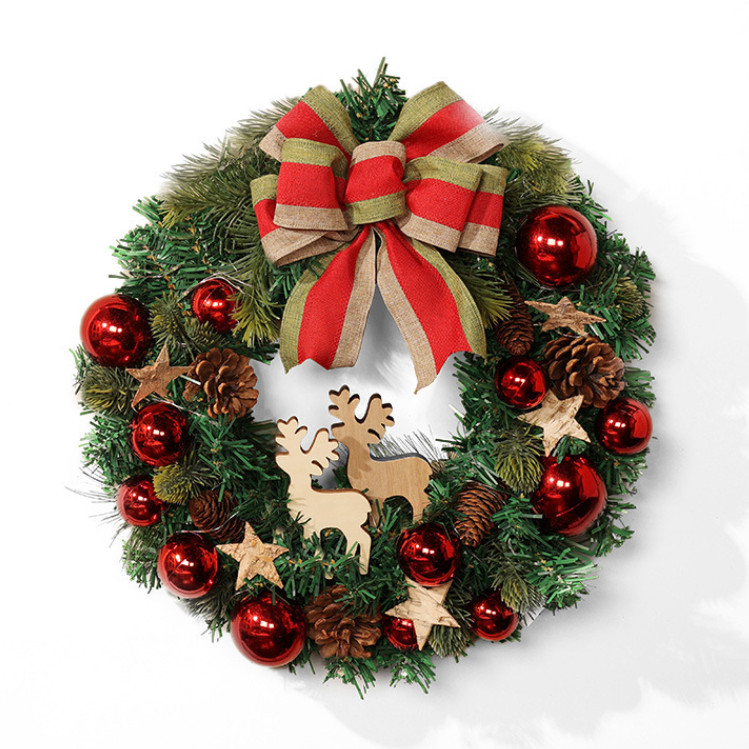 Deko-Kranz „Weihnachtsgrüße“