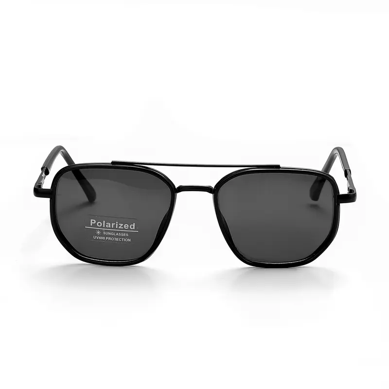 Sonnenbrille mit geometrischem Rahmen