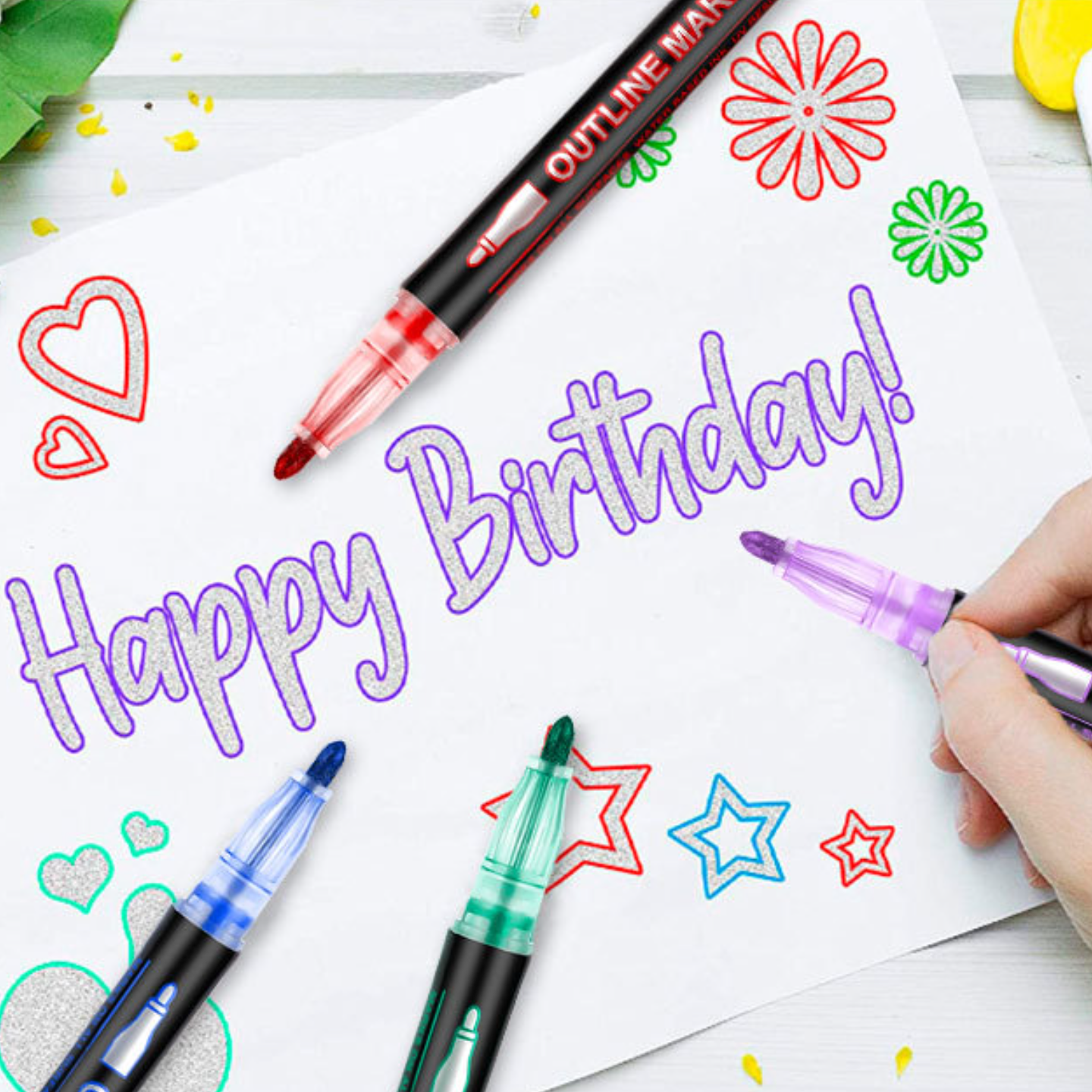 Doppellinien-Konturstift