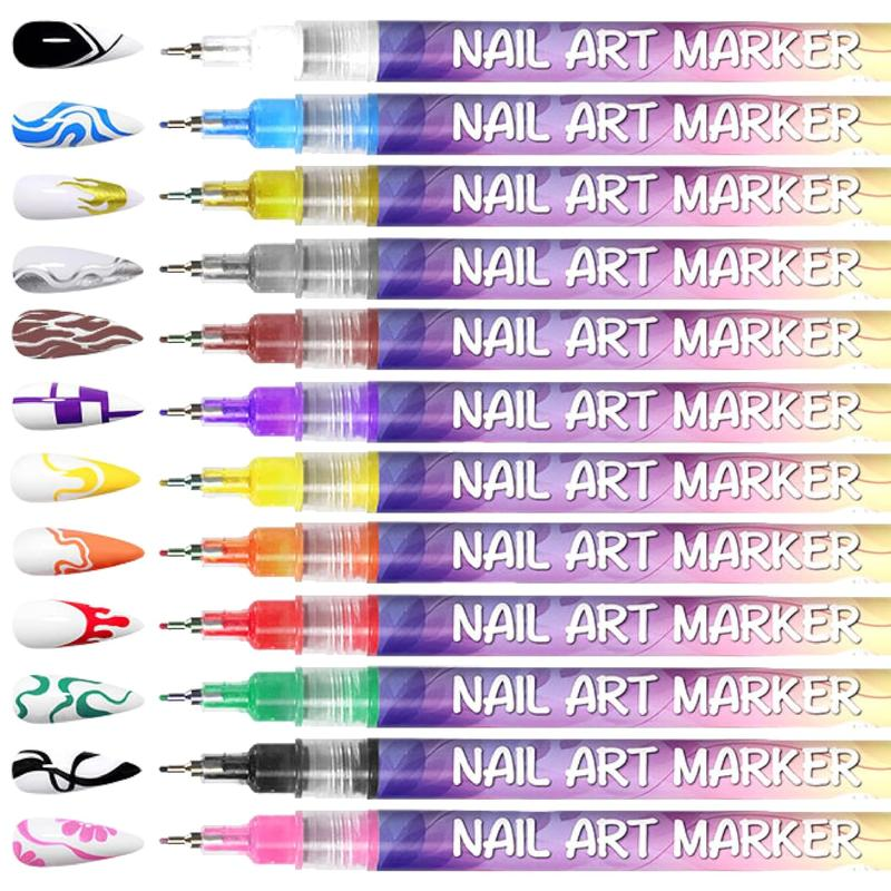Nailart-Stiftset in 12 Farben
