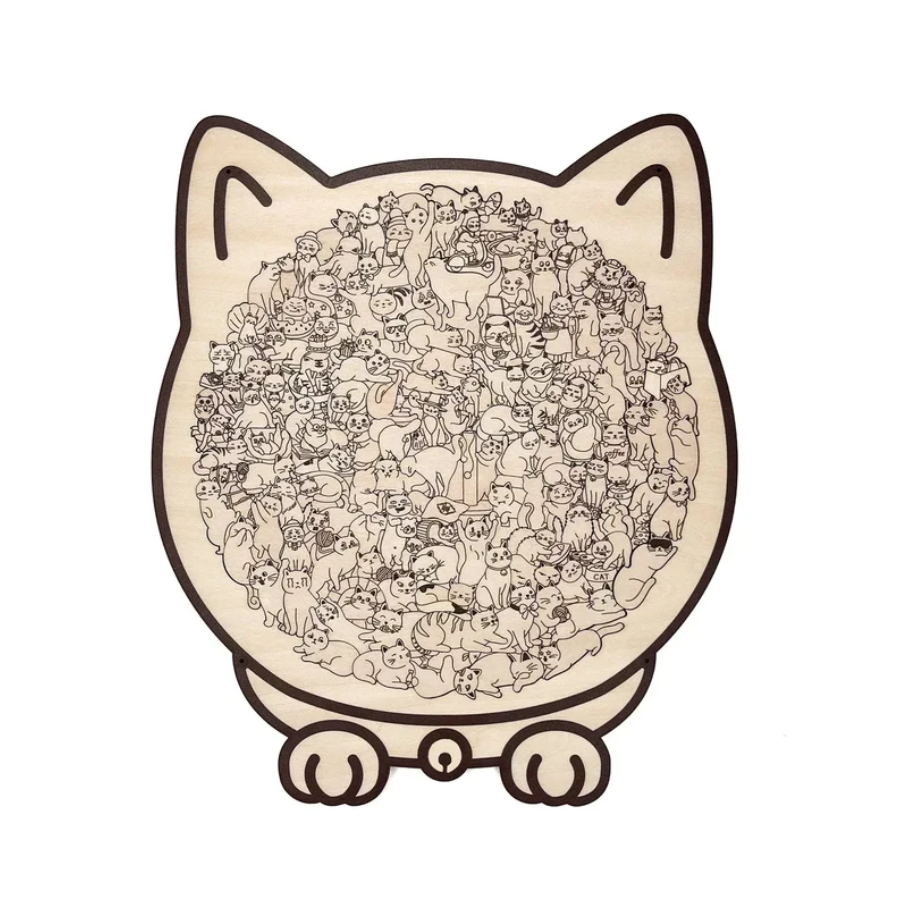 135-Stk. Katzenpuzzle
