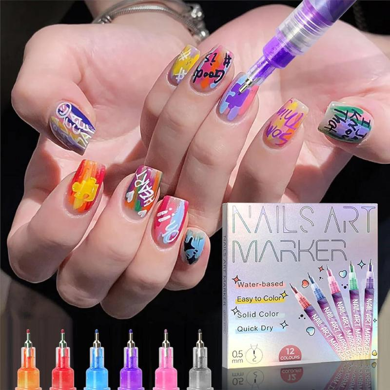 Nailart-Stiftset in 12 Farben