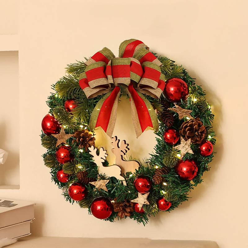 Deko-Kranz „Weihnachtsgrüße“