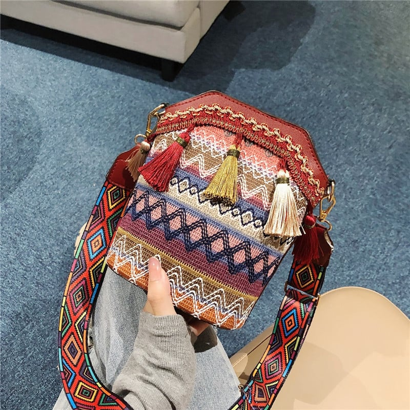 Handgefertigte Handtaschen der amerikanischen Ureinwohner