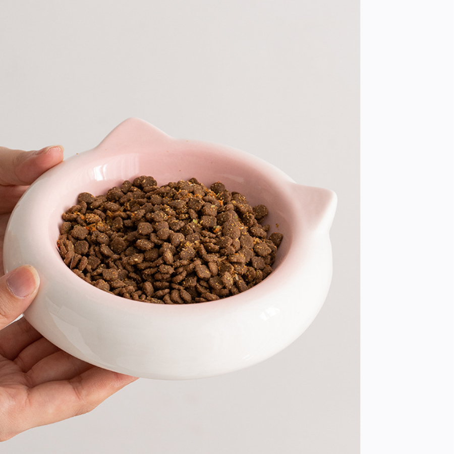 Keramikschale mit Katzenohren