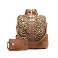 Modischer Rucksack mit Leopardenmuster